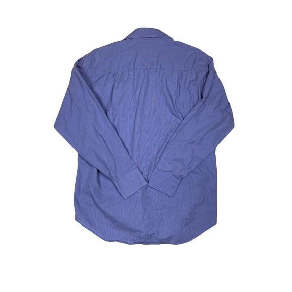 Donald J Trump 100% Cotton Blue Long Sleeve Button Down Men's Sz L - Picture 2 of 2